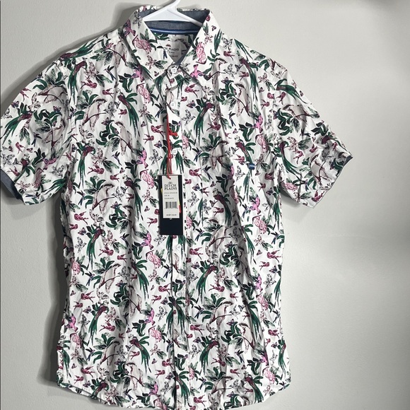 Ditch Plains Other - Tropical Print Casual Button-Down Shirt